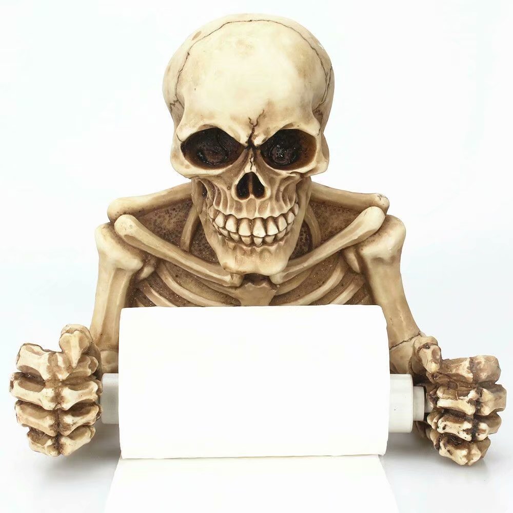 Creative Skull Tissue Holder - Vintage Home Decor
