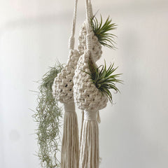 Bohemian Handmade Woven Tapestry Planter Decor