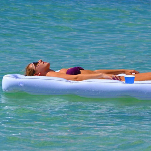 Adult Inflatable Beer Drink Float with Cup Holders