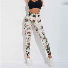 Tie-Dye High-Rise Seamless Leggings