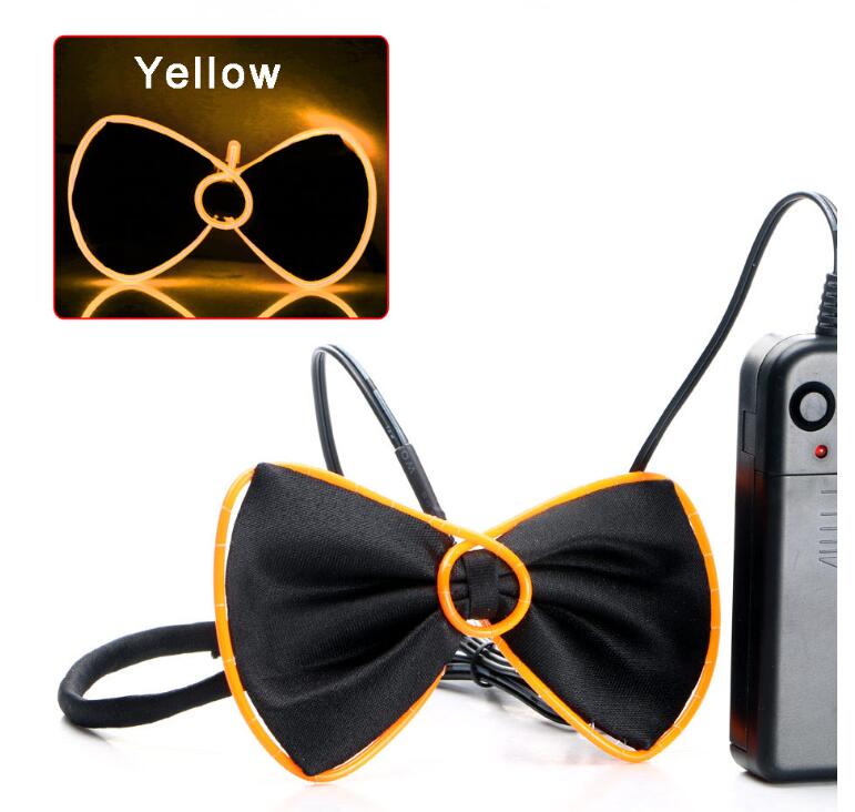 LED Sequin Bow Tie and Light-Up Tie