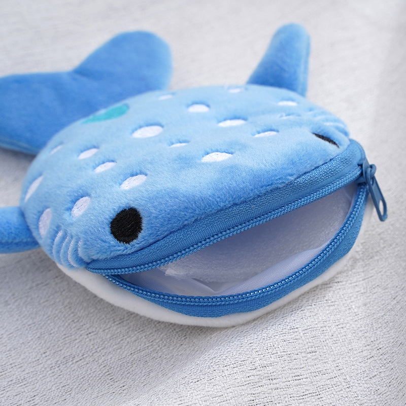Cute Cartoon Shark Coin Purse for Kids