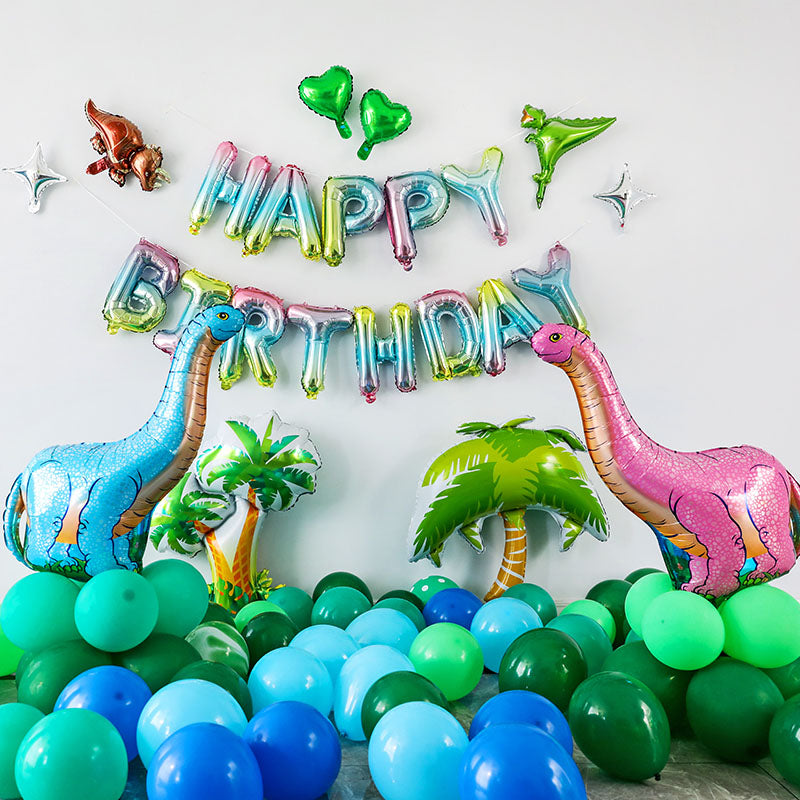 Dinosaur Theme Balloon Set for Boys' Birthday Party