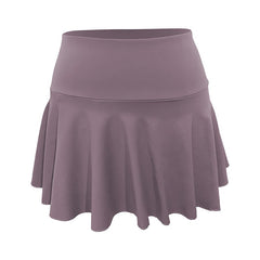 Sports Skirt with Pocket - Fake Two-Piece Tennis Culottes