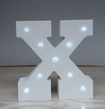 Wooden Letter LED Decor Light
