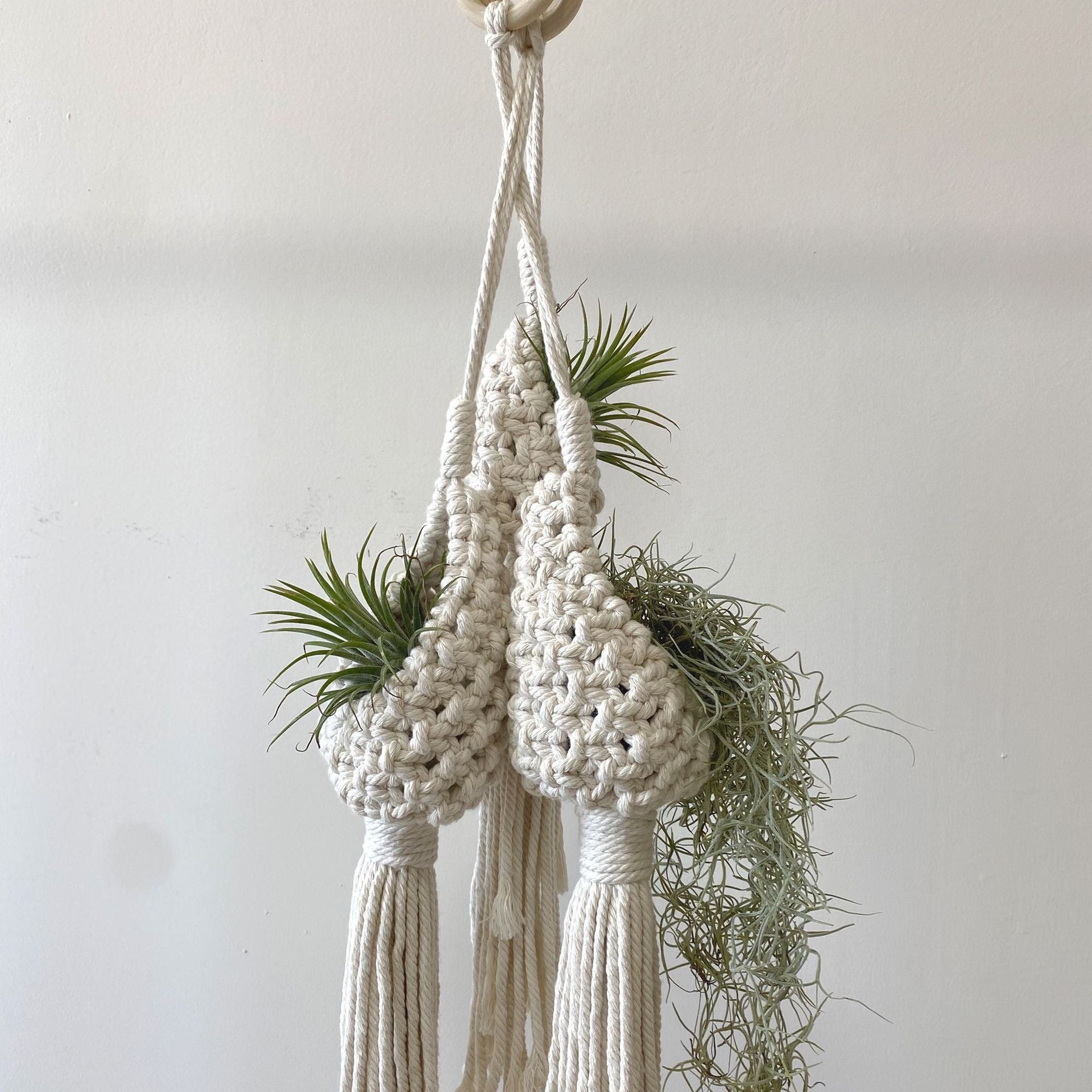 Bohemian Handmade Woven Tapestry Planter Decor