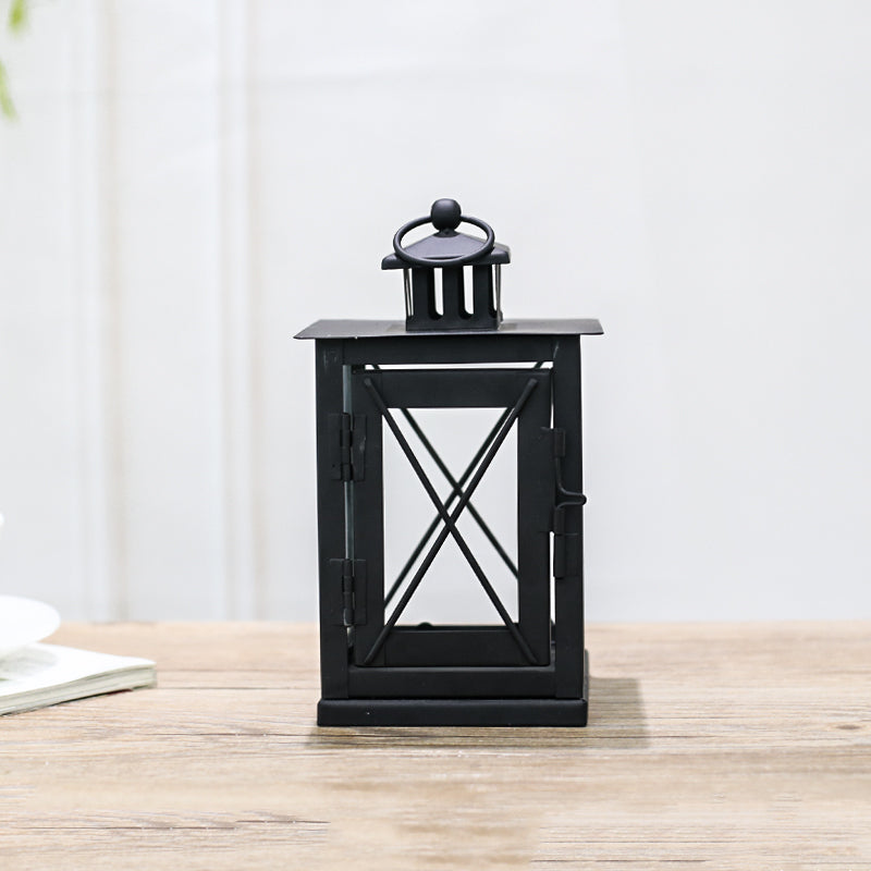 Creative European Iron Lantern Decor for Lovers