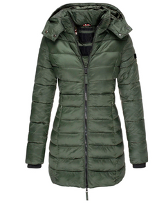 Women's Midi Lightweight Quilted Jacket (Single Piece)