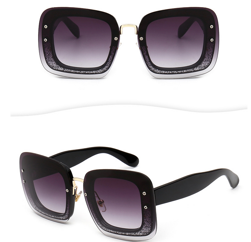 Stylish Large Frame Kids' Sunglasses, High Quality