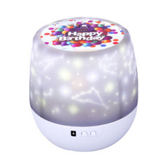 LED Night Light with Starry Sky for Bedroom Decor