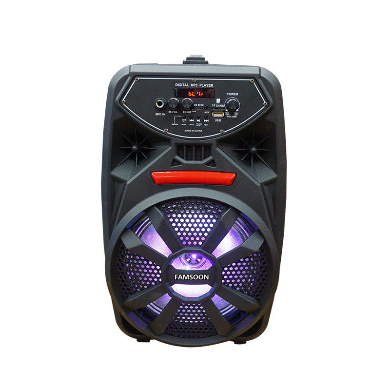 Outdoor Bluetooth Speaker with 8-Inch Portable Design