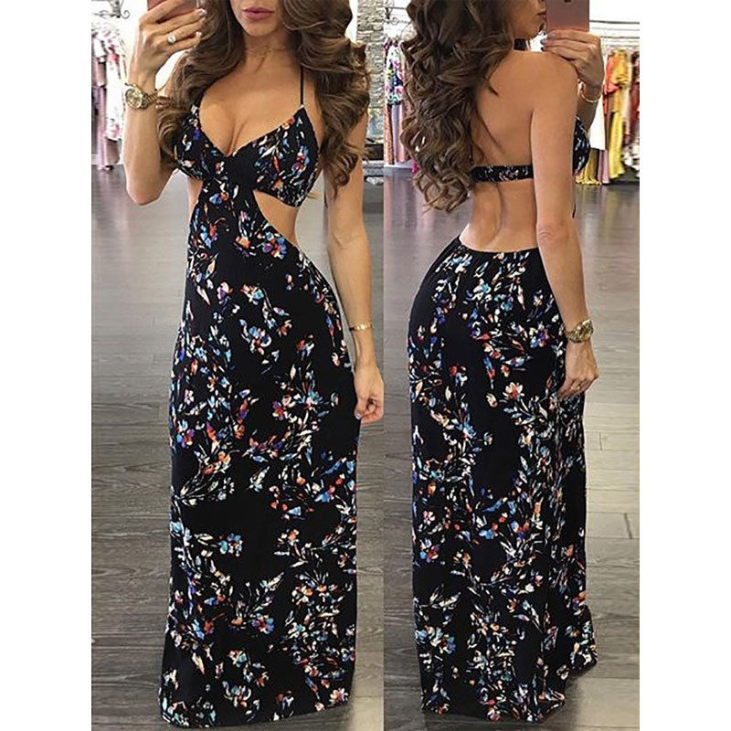 High-End Strap Dress - European Style Sexy Dress