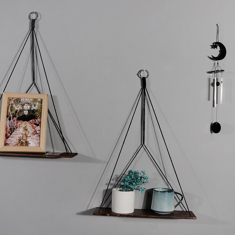 Bohemian Handwoven Tapestry Wall Shelf Decor