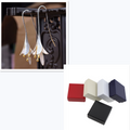 Long Floral Earrings in Luxury Gift Box with Accessories