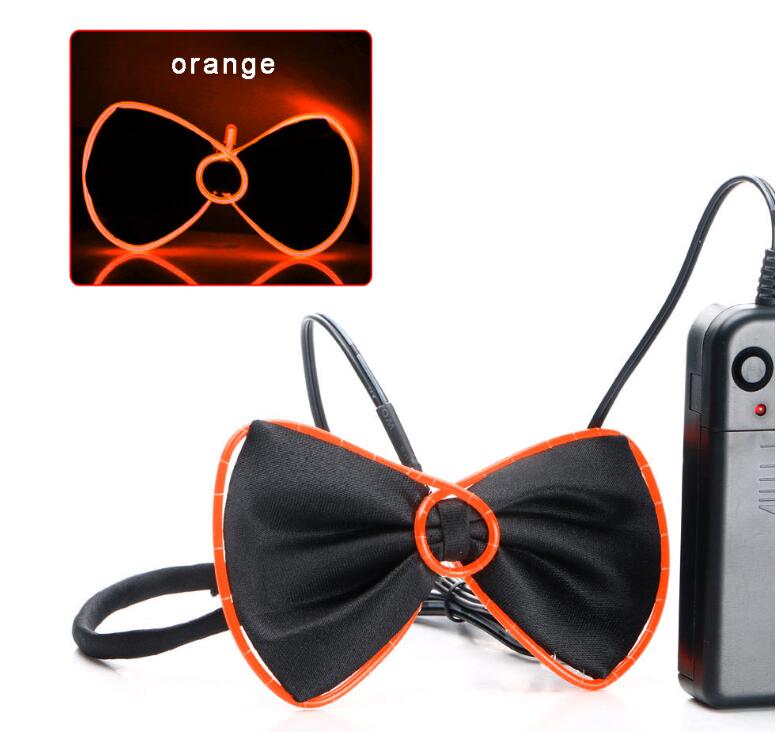 LED Sequin Bow Tie and Light-Up Tie