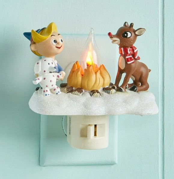 Ghost Bonfire Flashing Night Light