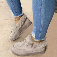 Winter Thick Sole Warm Slip on Shoes for Women