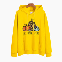 Fashionable Women's Sweater with Halloween Pumpkin Print
