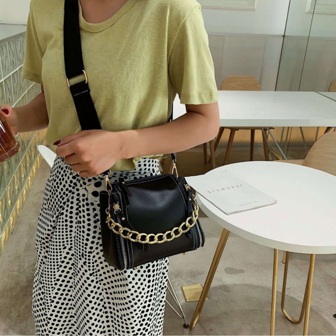 Atty Shoulder Bag-Vegan Leather