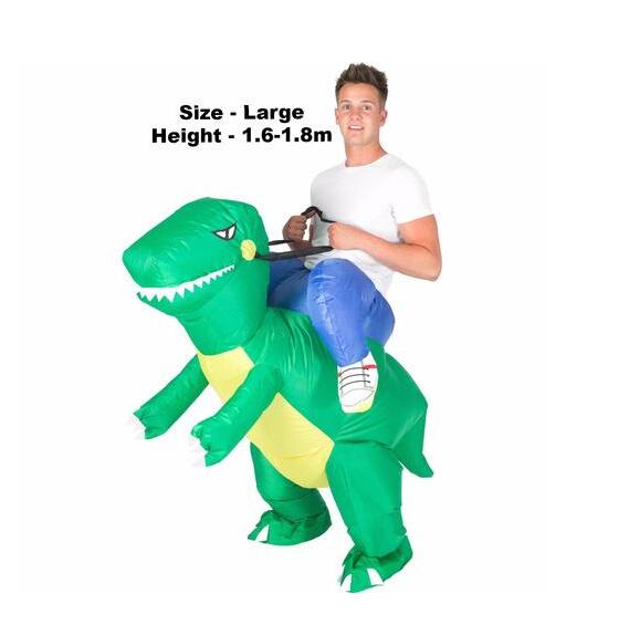 Inflatable Cartoon Doll Prop-Riding T-rex inflatable