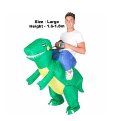 Inflatable Cartoon Doll Prop-Riding T-rex inflatable