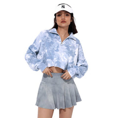 Sports Skirt with Pocket - Fake Two-Piece Tennis Culottes