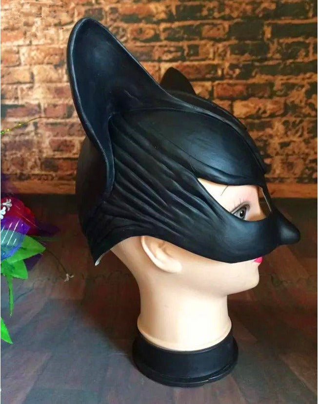 Catwoman Latex Mask (Black)