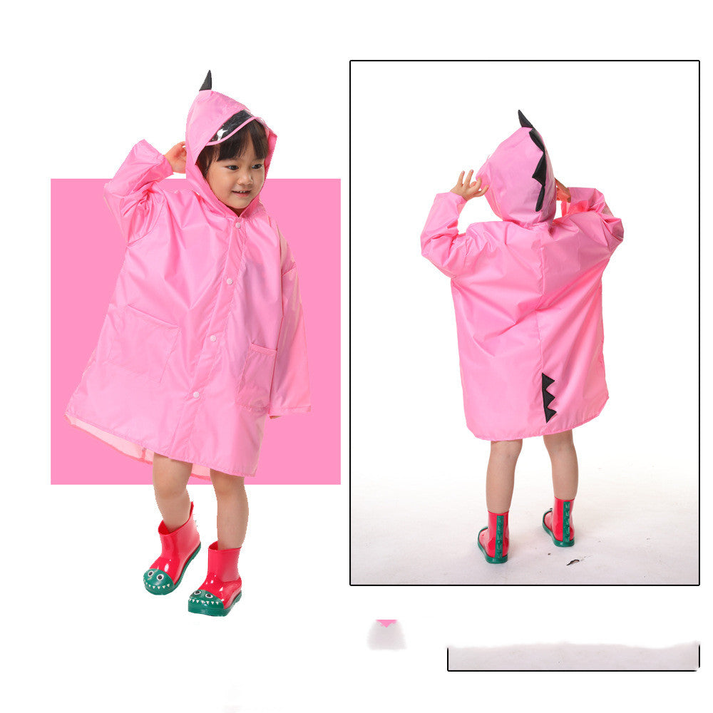 Kids' Creative Dinosaur Raincoat for Ages 2-6