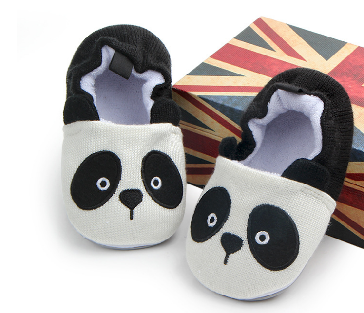Baby Walking Shoes, Soft Sole Panda Shoes