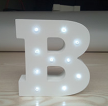 Wooden Letter LED Decor Light