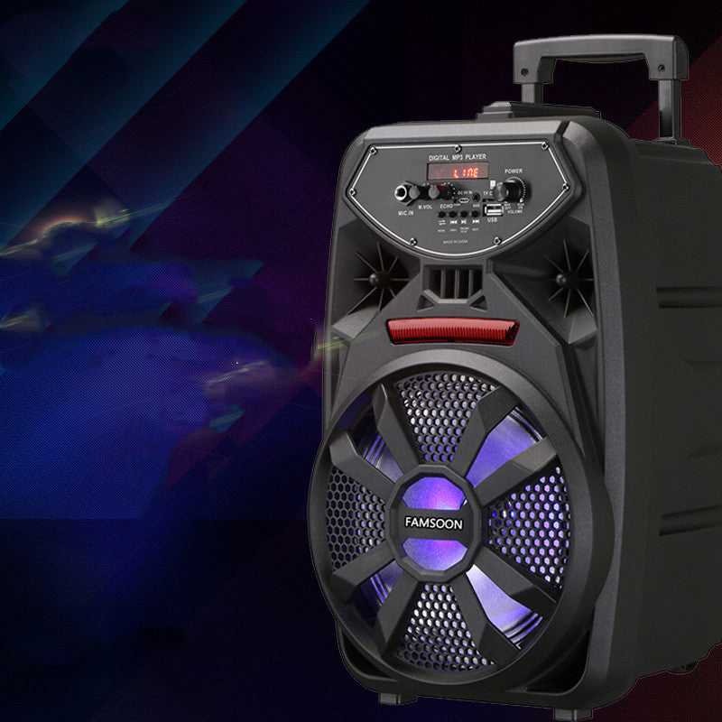 Outdoor Bluetooth Speaker with 8-Inch Portable Design