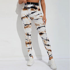 Tie-Dye High-Rise Seamless Leggings