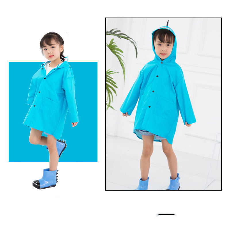 Kids' Creative Dinosaur Raincoat for Ages 2-6
