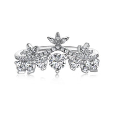 Womens Light Luxury S925 Sterling Silver Ring