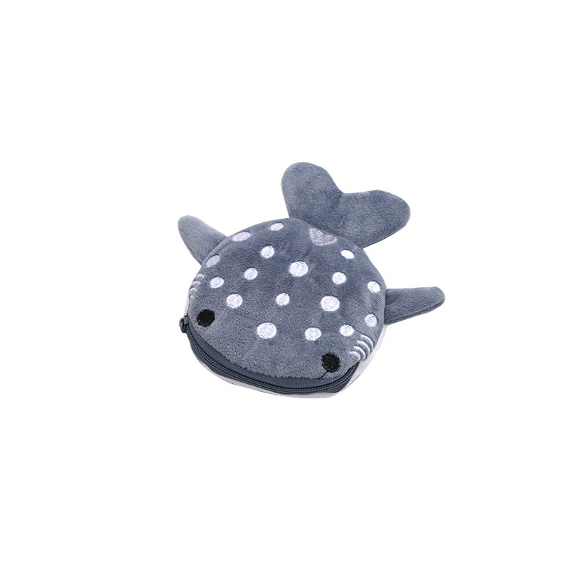 Cute Cartoon Shark Coin Purse for Kids