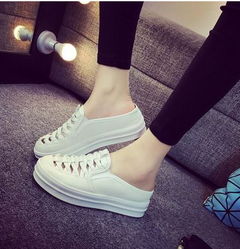 Wedge Heels, Thick Sole Shoes, Half-Covered Shoes
