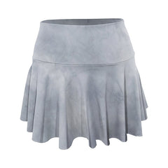 Sports Skirt with Pocket - Fake Two-Piece Tennis Culottes