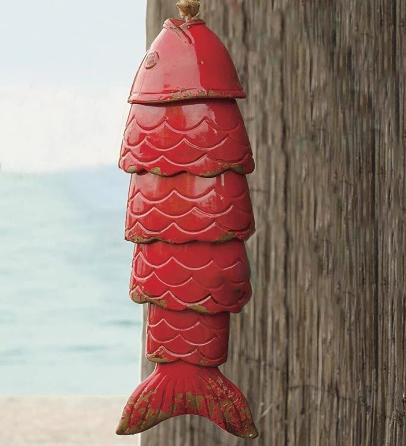 Colorful Kois Fish Wind Chime Pendant for Home Decor