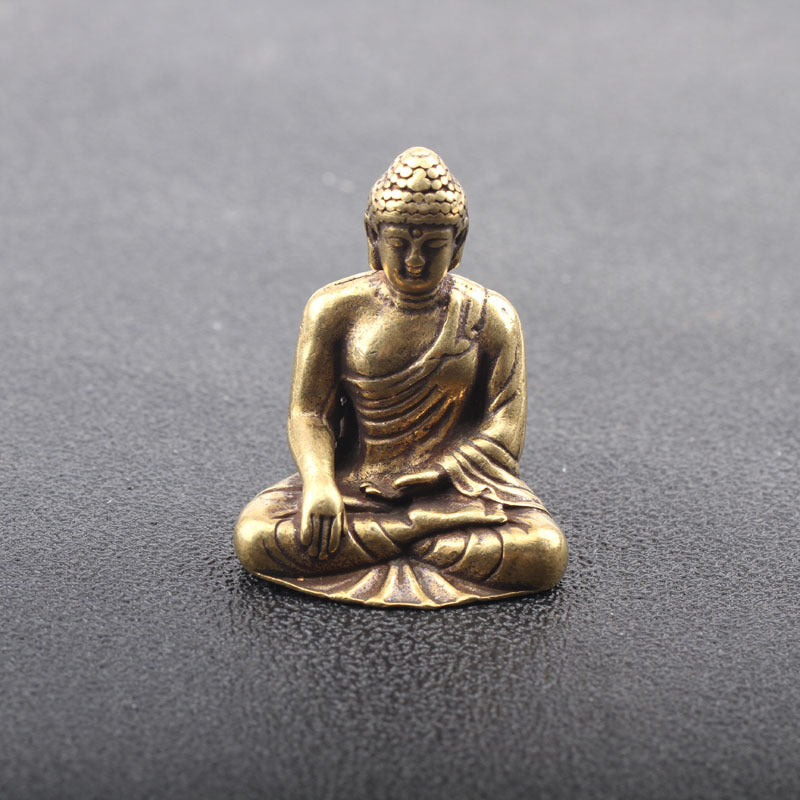Brass Meditation Figure Sculpture for Home Decor