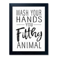 Black and White Bathroom Decor Art Bathroom Decor Signs Small Black Framed Canvas Bathroom Art Kids Bathroom Artwork Print