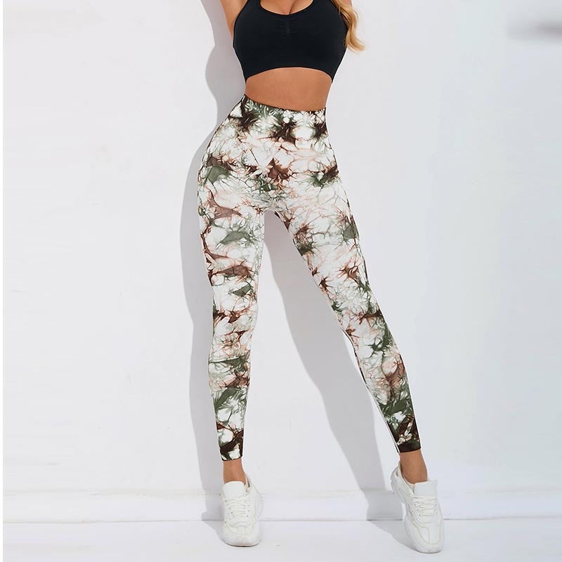 Tie-Dye High-Rise Seamless Leggings