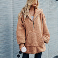 Faux Sherpa Fur Plush Hoodie-Super Warm