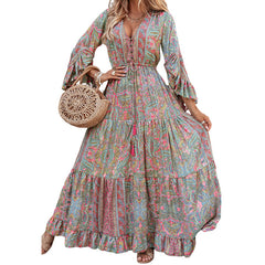 Women's Boho Flowing Dress