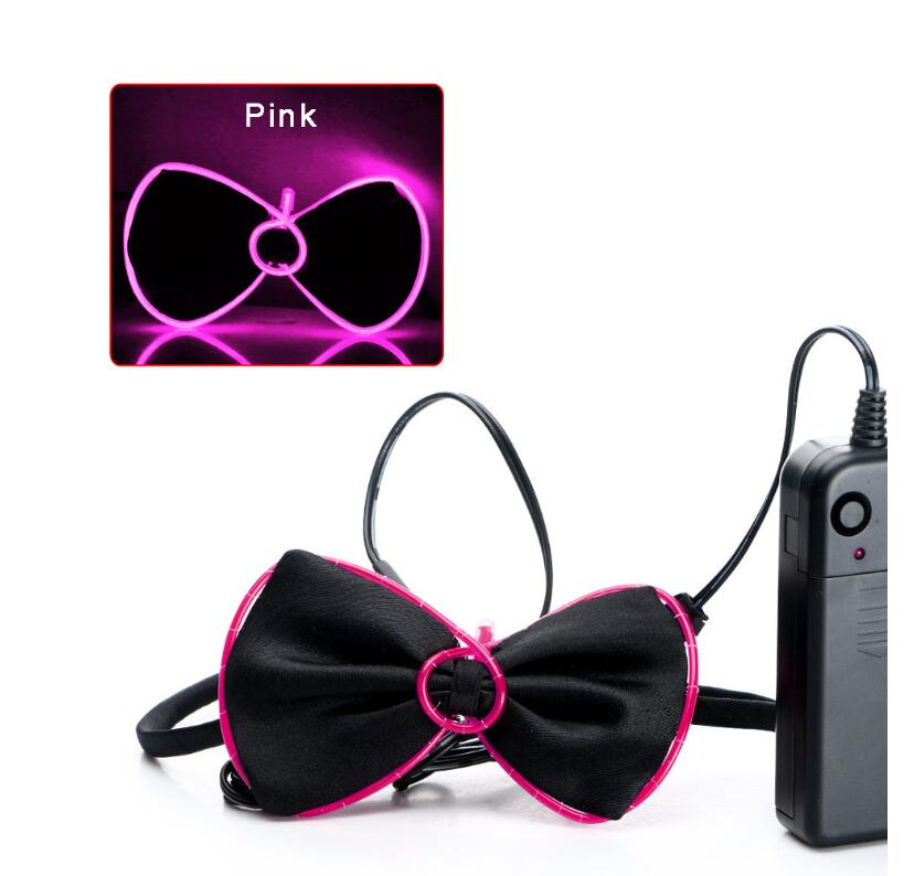 LED Sequin Bow Tie and Light-Up Tie