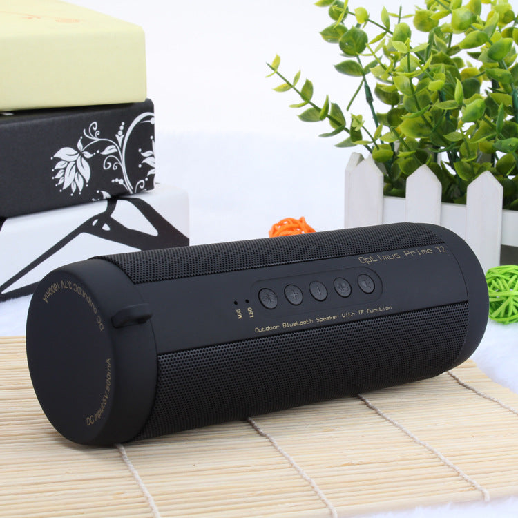 Bluetooth Outdoor Speaker with SOS LED Light and Bass