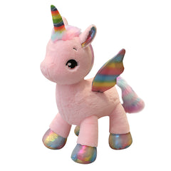Rainbow Pegasus Plush Toy Unicorn Cushion Decor