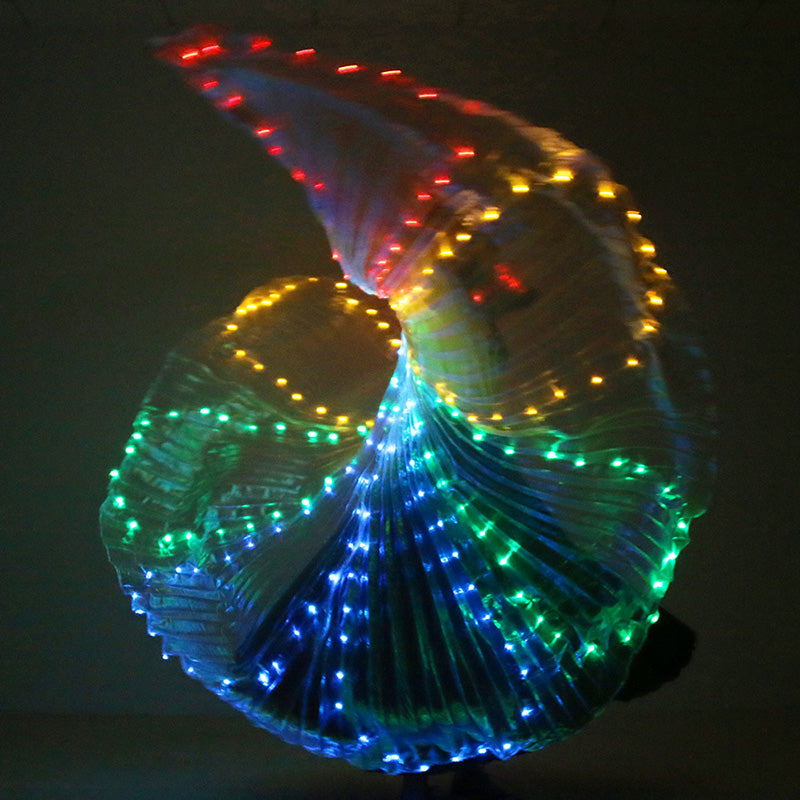 LED Colorful Dance Wings for Adults (Butterfly Design)