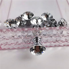 Diamond Crystal Drawer Handles for Makeup Tables (12-25mm)