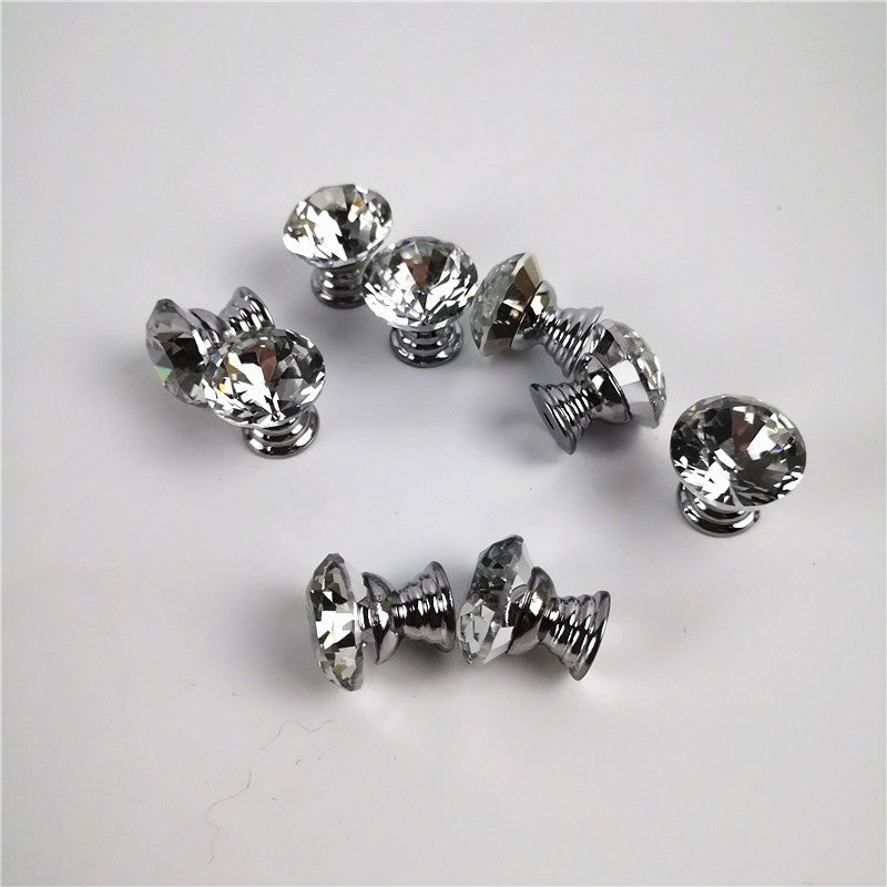 Diamond Crystal Drawer Handles for Makeup Tables (12-25mm)
