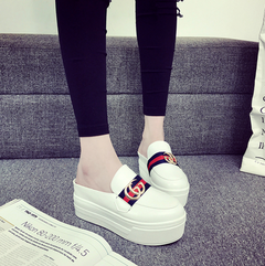 Wedge Heels, Thick Sole Shoes, Half-Covered Shoes